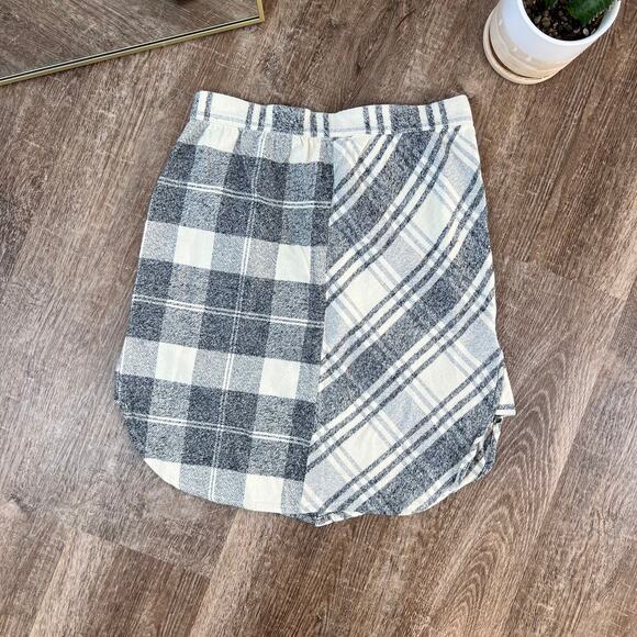 NWT French Connection New Women Arla Patched Flannel Skirt - Picture 3 of 6